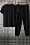 Unisex 2-Piece Nothing Printed Tracksuit Set - 2