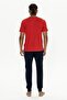 U.S. Polo Assn. 18888 Men's Short Sleeve Crew Neck Elastic Leg Pajama Set-Red - 3