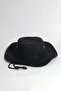 Black Outdoor Hat UV Protected Bucket Safari Hat - 3