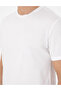 Ecru Slim Fit 100% Cotton Crew Neck Basic T-Shirt 50306980-Vr019 - 7
