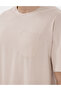 Beige Comfort Fit 100% Cotton Crew Neck Basic T-Shirt 50306991-Vr011 - 7