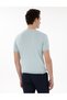 Water Green Linen Blended Regular Fit Crew Neck Knitwear T-Shirt 50305992-Vr048 - 5