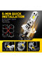 H7 AUXITO 2Pcs H7 Turbo LED Lights 12V Mini Car Head Lamp 7035 SMD Wireless H7 LED Automotive Headli - 5