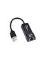 black USB2.0 To RJ45 Network Cable Adapter 100Mbps Wired Network Card External Drive Free Network Ca - 5