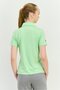 Women Sportswear Fit Short Sleeve Outdoor Polo Shirt, Light Green - 3