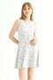 Round Neck Zero Sleeve Rose Metraj - Grimelange Color Girl's Dress - 2