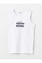 White Crew Neck Boys Tank Top and Swim Shorts - 2