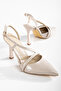 Women's Back-Strap Heeled Shoes - 2