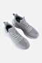 Men Brand Logo Lace Up Running Shoes, Grey - 4