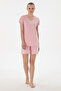 Women's Pink Pajama Set 50312915 -Vr041