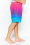 Men Brand Logo Board Shorts, Pink - 2
