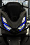 For Honda Pcx Daytime Led Headlight Design Blue Color Sticker 2021-2024 Model Years - 6