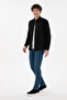 Men's Black Long Sleeve Basic Shirt 50296777-VR046 - 4