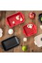 Appolia Rectangular Baking Dish Red 22 cm - 3