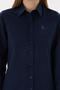 Women's Navy Blue Long Sleeve Basic Shirt 50297002 -Vr033 - 6