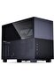 علبة كمبيوتر Q58 صغيرة الحجم باللون الأسود SPCC / ألومنيوم / زجاج مقسّى، PCIe 4.0 Riser C - 9
