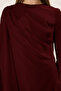 Bordo Şal Detaylı Abiye Elbise TCTSS24DB00036 - 4