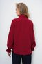 Women's Burgundy Pearl and Stone Embroidered Aerobin Shirt Alc-X10085 - 6
