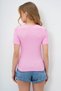 Women's Pink Robe Twist Detailed Mercerized Knitted Blouse Alc-X13735 - 5