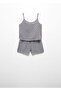 Navy Blue Girl's Pajama Bottoms 67035149