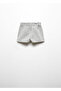 Gray Denim Baby Girl Shorts & Bermuda 67956007 - 5