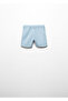 Sky Blue Baby Boy Shorts & Bermuda 67094041 - 5