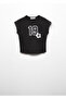 Women's Black T-Shirt 67007940 - 7