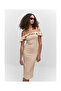Textured Ruffled Dress - 8