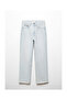 Mid-Rise Straight Jeans
