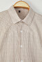 Beige Oversize Checkered Wrinkle Effect Shirt Tmnss25Go00047 - 6