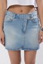 Mavi More Sustainable Double Breasted Waist Detailed High Waist Mini Denim Skirt Twoss25Et00133 - 3