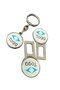 Togg Compatible Warning Sound Metal Buckle 2 Pieces Keychain 1 Piece - 2