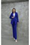Stone Trim Blazer Jacket Pants Set – Stylish Women's Clothing - 7