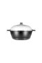 Die-cast Aluminium 36 cm Casserole with Glass Lid - 4