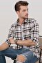 White Black Striped Lumberjack Gift Boxed Men's Shirt - 2