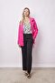 Women's Double Breasted Wrap Belted Lightweight Lycra Fabric Trench Coat Jacket-Fujya - 2