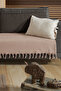115X200 Seat Cover Covering the Sitting Area |   Non-Slip, Stylish and Washable Design Brown - 3