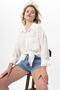 Women's Single Pocket Detailed Oversize Shirt 260192 - 265098 - 2