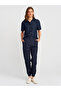50499 Short Sleeve Chest Pocket Shirt-Navy Blue - 3