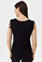 Women's V-Neck Lace Detailed Sleeveless Blouse240141 - - 5