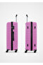 Beta Cabin Size ABS Hardside Spinner Luggage Trolley – Lightweight 10KG 4-Wheel, 20 Inch, Pink - 3