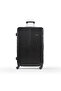 Vertex Cabin Size ABS Hardside Spinner Luggage Trolley – Lightweight 10KG 4-Wheel, 20 Inch, Black