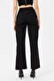 Women's Elastic Waist Wide Leg Fabric Trousers 260115 - 265254 - 6