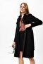 Women's Suede Coat with Belt Detail 245300   - - 2