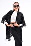 Women's Bat Sleeve Tassel Knitwear Knitted Cardigan 255203 - - 3