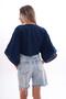 Women's Front Tie Muslin Bolero 260000 - - 5