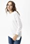 Women's Crew Neck Sweatshirt with Slit Detail 255261 - 265043 - 4