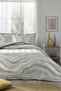 Natural Marble Double Quilted Duvet Cover Set