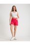 Women's High Waist Fuchsia Shorts - 4