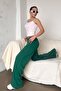 Green Wide Leg Women's Sweatpants Mg2279 - 5